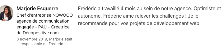 recommandation labdev